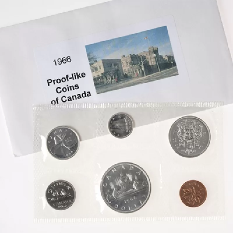 1966 Canada Silver Proof-Like (PL) Collector Set-may have some toning